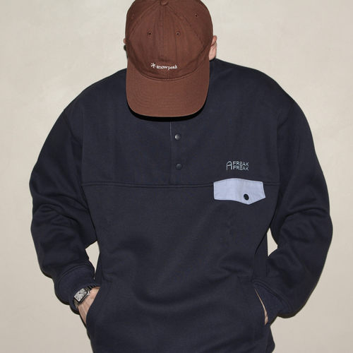 GcBrand Lab AW26 复古主题元素 美式休闲撞色立领卫衣刺绣上衣潮