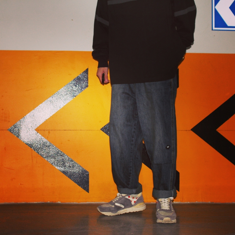 fdbf日系魔鬼鱼余文乐复古牛仔裤