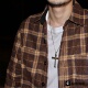 GcBrand 情侣外套 2019AW秋冬日系复古格子衬衣呢子衬衫 FdbF DCDT