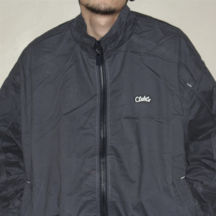 复古主题元 AW24 素 基础款 宽松拉链夹克 GcBrand 小刺绣设计 Lab