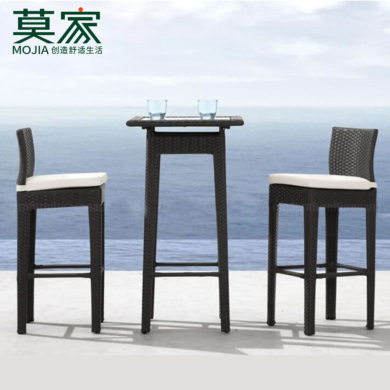 莫家藤椅高脚桌椅酒吧桌椅吧台吧凳前台椅藤艺高椅休闲阳台吧椅,住宅家具,桌椅套件,淘宝优惠券,粉丝福利购,淘宝优惠卷