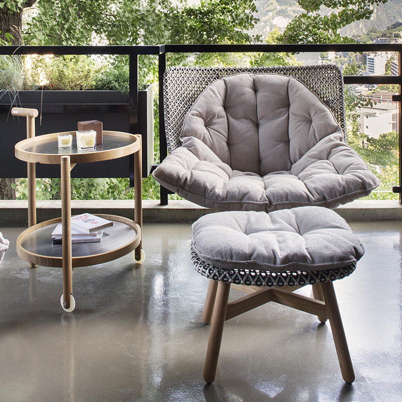 莫家北欧户外沙发庭院藤编沙发酒店沙发创意单人沙发桌椅阳台藤椅