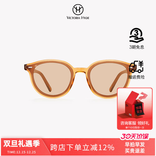 VictoriaHyde时髦圆框墨镜女