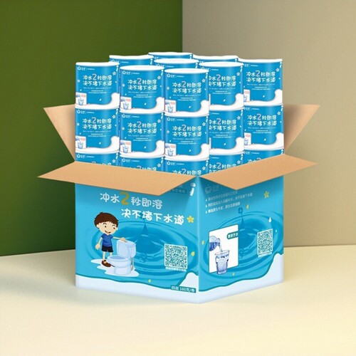 日诺水溶卫生纸4层160克27卷