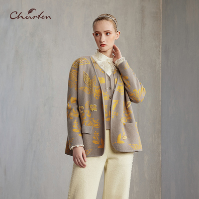 CHARFEN冬季新款毛针织衫