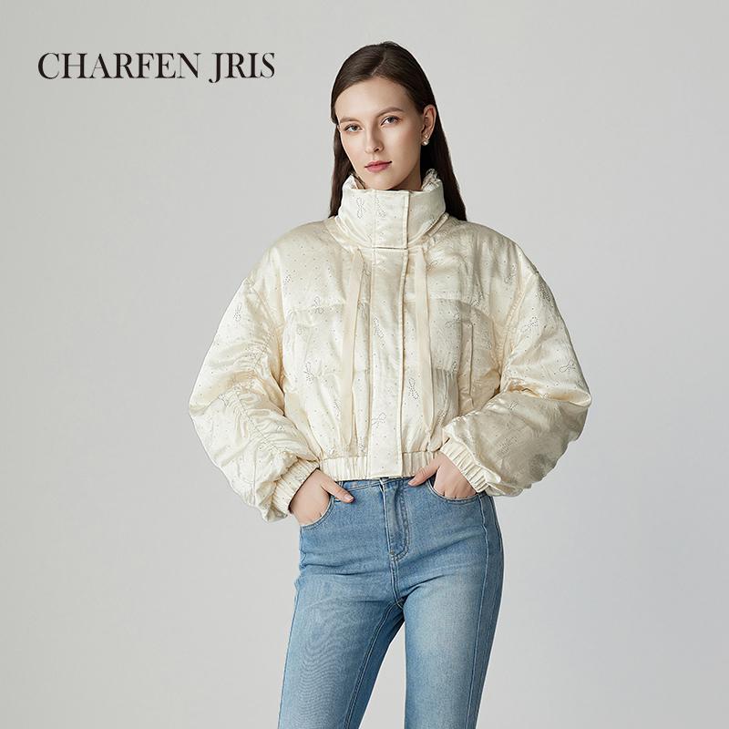 朝峰时髦短款棉服外套