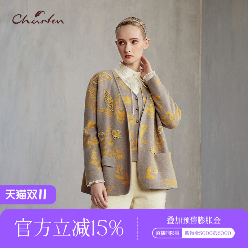 CHARFEN冬季新款毛针织衫