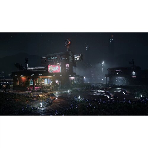 UE5.5赛博朋克餐厅商店夜景Fuyoh Cyberpunk Diner Environment