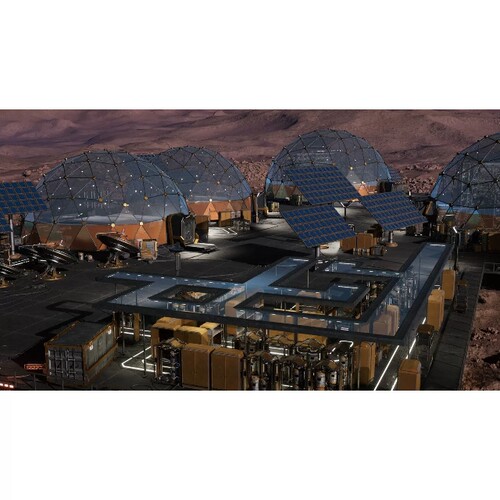 UE5.3外星研究基地植物种植培育区Orbital Base Environment