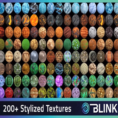 Unity材质 200+ Stylized Textures Bundle RPG Environment 1.0