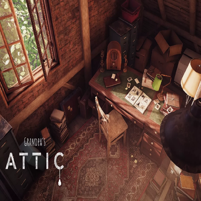 Unity3D场景 Grandpa's Attic - Modular Attic & Props Pack 1.0