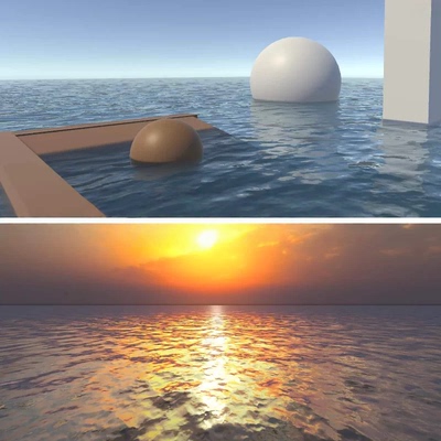 unity水特效水体水材质海水海面海洋shader动态水面场景水资源urp