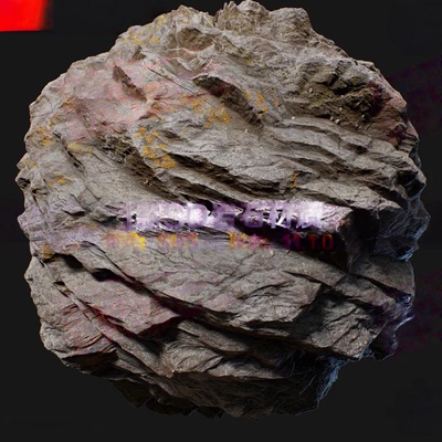 Substance Designer写实石材岩石悬崖峭壁纹理sd材质球sbs源文件