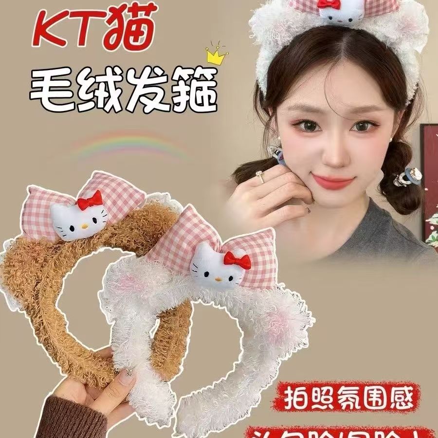 儿童可爱小熊耳朵发箍女童蝴蝶结