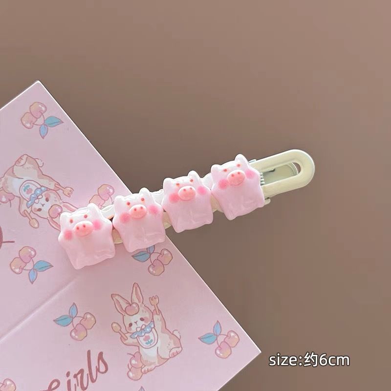 少女心碎发夹可爱刘海侧边夹大学生儿童头饰发饰甜美刘海夹鸭嘴夹