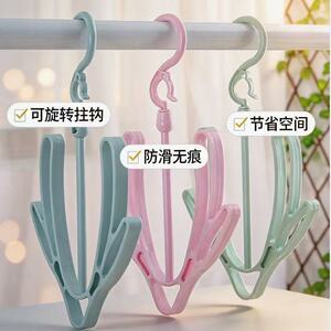 学生宿晒鞋架大号装创意防风双钩阳台多用挂鞋子的舍衣架挂钩防掉