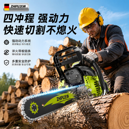 省油王四冲程大功率油锯