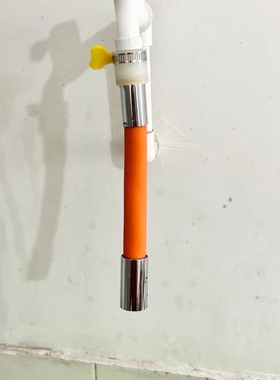 可弯曲冷热加长进水软管定型神器万向旋转过滤龙头通用水管防溅头