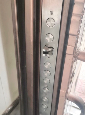 霸锁体40*388门锁全钢九舌防盗门圆柱锁具连杆通用型方舌防卡