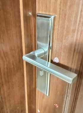 静音执手免改孔通用型室内卧室门锁木门锁房间家用把手锁锁具