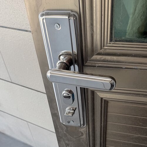 把手机械大门门锁加厚防撬入户门锁具全套通用型双活双快多功能