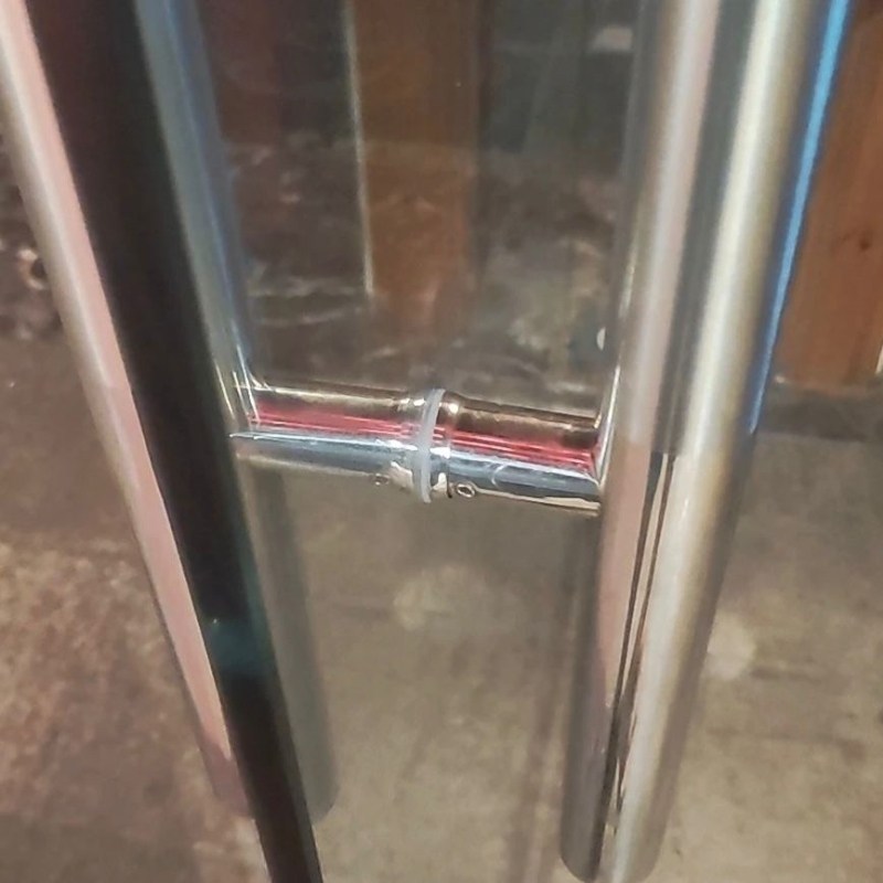 方管玻璃门五金大门拉手脚平口固定脚不锈钢加厚304不锈钢银黑色,基础建材,大拉手,淘宝优惠券,粉丝福利购,淘宝优惠卷