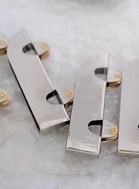 橱柜展柜轮子5mm滚轮4个玻璃门铜轮书柜玻璃移门不锈钢推拉门