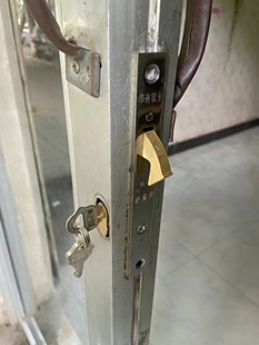 铝合金移勾异形锁有框门铁闸门锁移塑钢移门锁门勾锁推拉门隐