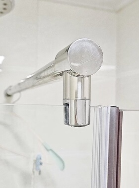 法兰座25五金304不锈钢玻璃固定杆转角连接件淋浴房配件圆管吊夹