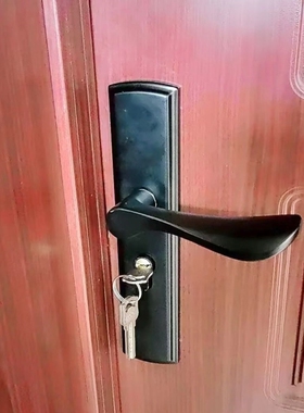 老式手柄卧室门锁可调节换锁木门免改孔房门房间门室内免打孔