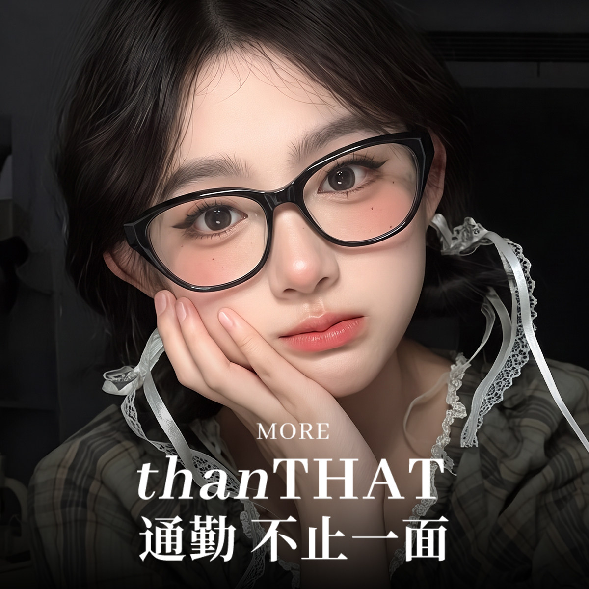 男女同款TR90+钛轻盈舒适小框