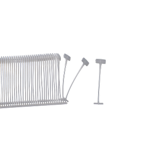 大头防掉宽头粗胶针服装打标枪箱包吊牌枪打白色宽胶针大孔径专用