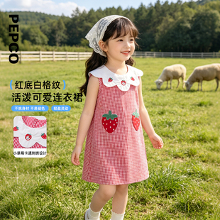 小猪班纳童装2026夏装新款儿童连衣裙小童女童A字裙宝宝幼童夏季
