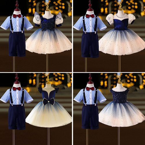 儿童合唱演出服幼儿园毕业表演服
