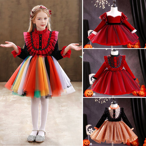 公主裙儿童节角色扮演蓬蓬裙