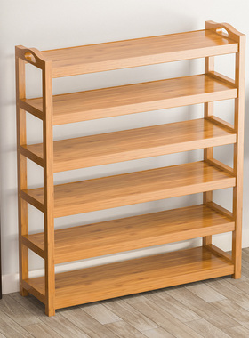 鞋架子简易家用室内好看经济型实木多功能多层门口放小鞋柜置物架