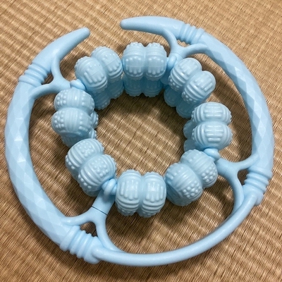 多功能训练环形夹腿器按摩瘦小腿肚子神器滚腿美大腿部按摩棒滚轮