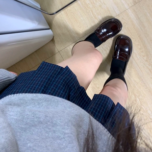 【小序】制服jk格裙原创短裙学院百褶裙绀色jk