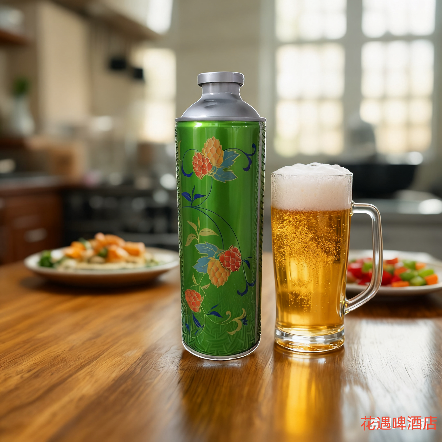 新日期都匀毛尖茶精酿啤酒1L装贵州都匀特产麦芽度12%酒精度4.2