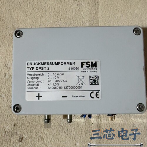 询价·特吕茨压力传感器FSM TYP DPST 2议价-