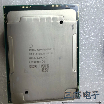 询价·至强XEON铂金8222L，3647针CPU，18核36线程议价-
