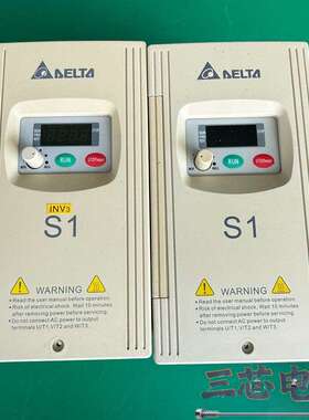 询价-台达S1系列变频器，VFD015S21D，1.5kw，220议价-