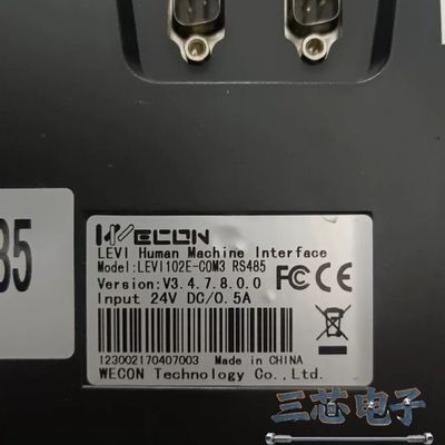 询价·维控WECON LEVI102E-COM3 RS485触摸屏议价-