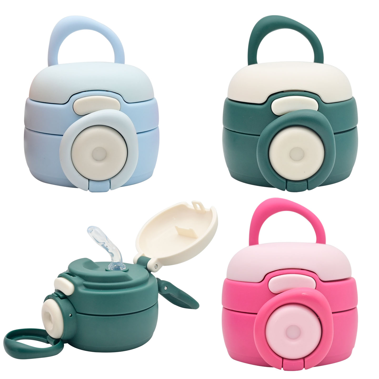 适合迪士尼儿童保温杯吸管杯盖米奇食品级吸嘴SNP7268史努比配件