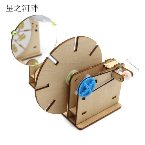 动画片演示器 STEM教育培训手工小制作套件行走的青蛙S42