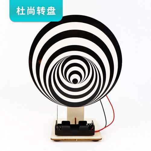 杜尚转盘3d视觉错觉位diy科技小制作学生儿童物理实验材料包SH74