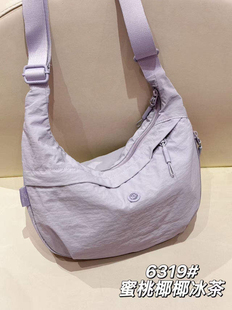 博卜2025新款泡芙三代大饺子包单肩斜挎轻便背包防泼水布包6319