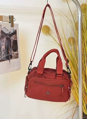 博卜泡芙系列66140新款多隔层手提相机包超轻防泼水单肩斜挎布包