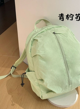博卜91025大号泡芙休闲旅行轻便双肩布包旅游登山健身包学生背包