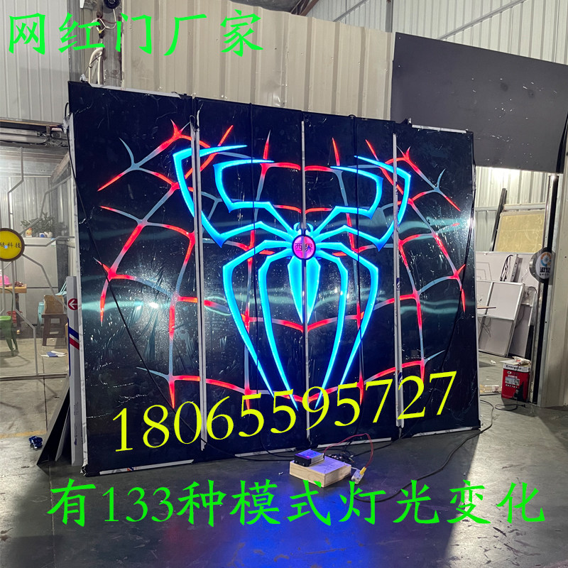 抖音网红门科技门电动科幻门掌纹门智能科技门KTV酒吧门创意门